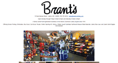 Desktop Screenshot of brantsclothing.com